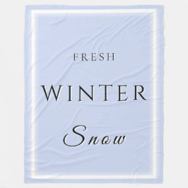Cobertor De Velo Nevoeiro fresco