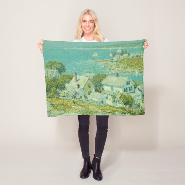 Cobertor De Velo New England Headlands (Arte da Paisagem Costeira) (In Situ)