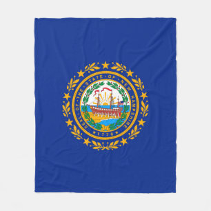 Cobertor De Velo New Hampshire State Flag Design
