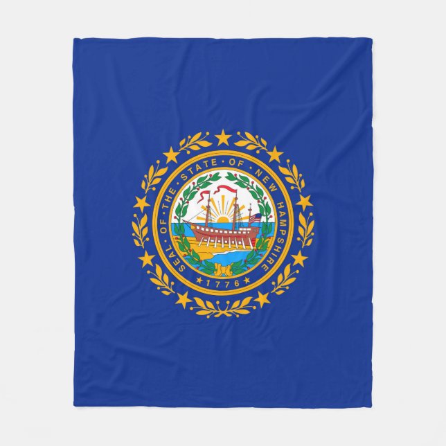 Cobertor De Velo New Hampshire State Flag Design (Frente)