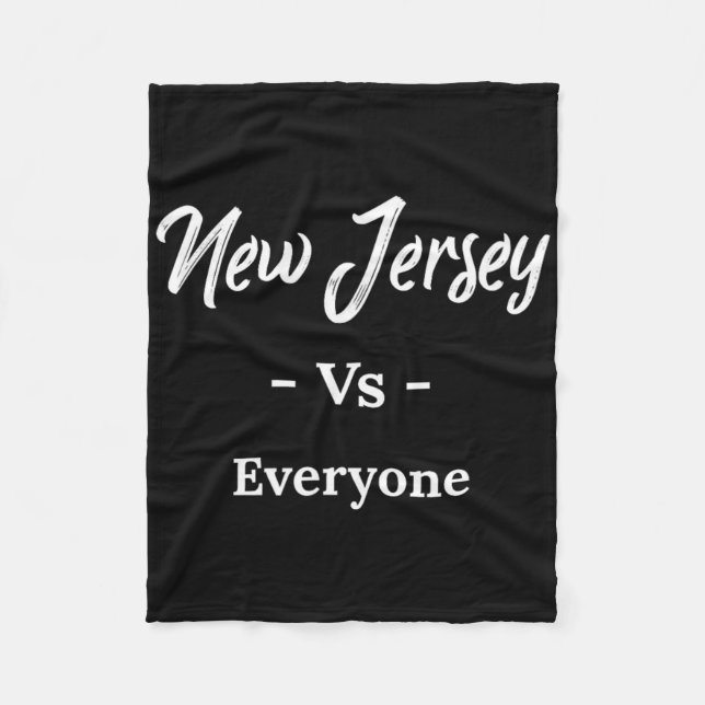 Cobertor De Velo New Jersey Vs Everyone  (Frente)