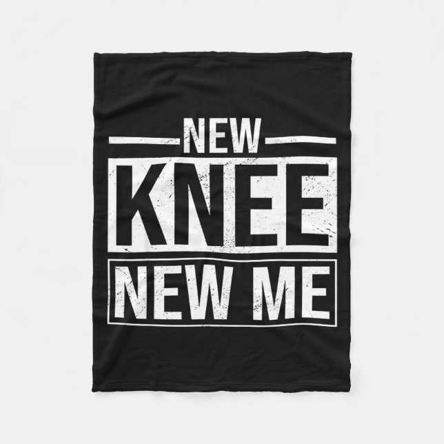 Cobertor De Velo New Knee New Me Funny Knee Replacement Surgery Rec (Frente)