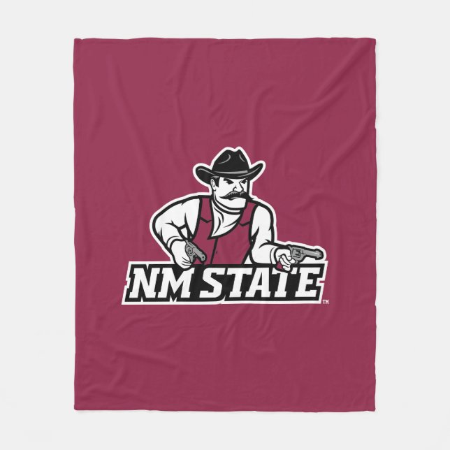 Cobertor De Velo New Mexico State Aggies (Frente)
