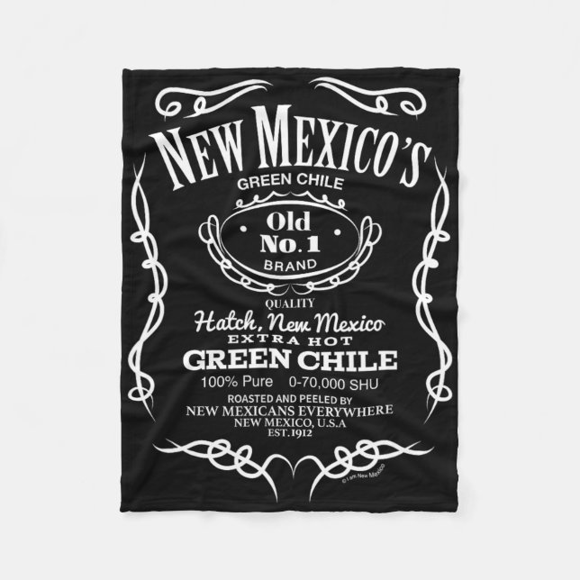 Cobertor De Velo New Mexico's Old No. 1 Hatch Green Chile Novelty D (Frente)