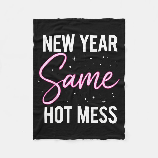 Cobertor De Velo New Years Eve Outfits Women, Funny New Year Same M (Frente)