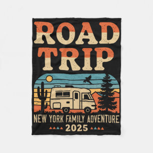 Cobertor De Velo New York Family Adventure Rv Camping Viagem Road T