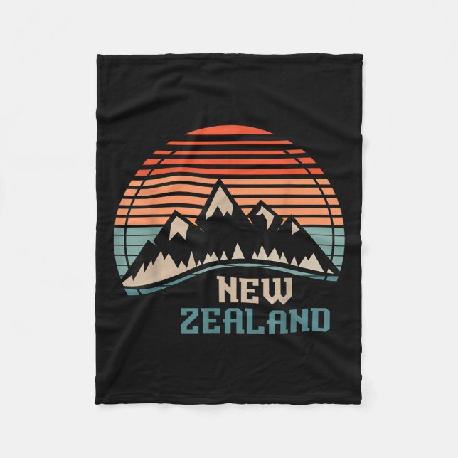 Cobertor De Velo New Zealand Mountain Hiking Gift New Zealand  (Frente)