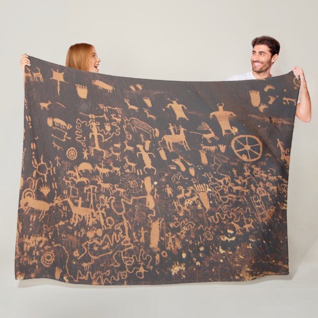 Cobertor De Velo News Paper Rock Canyonlands National Park, Utah (In Situ)