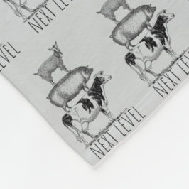 Cobertor De Velo Next Level Goat Pig and Cow Sports Fan