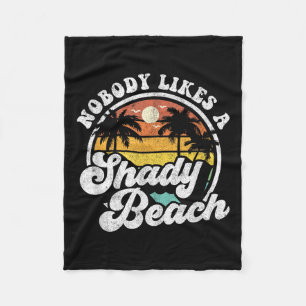 Cobertor De Velo Ninguém Gosta De Um Shady Beach Funny Retro 70s Be