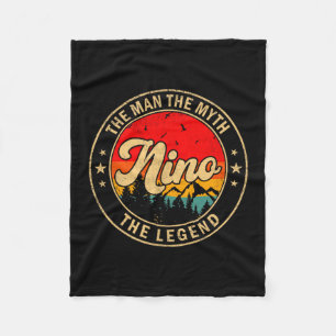 Cobertor De Velo Nino O Homem O Mito A Lenda Vintage Retro Para