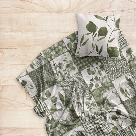 Cobertor De Velo Nippon Cheater Quilt Verde Oliva Branco