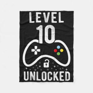 Cobertor De Velo Nível 10 Jogo de Vídeo Desbloqueado 10º Presente d