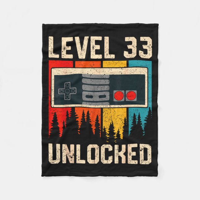 Cobertor De Velo Nível 33 Desbloqueado Controle de Video Game Anive (Frente)