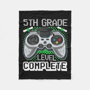Cobertor De Velo Nível de Série Concluído Gamer Formatura da 5ª Sér