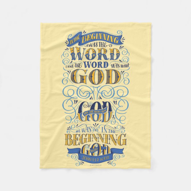 Cobertor De Velo No começo, era a palavra (Frente)