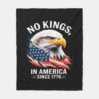 Cobertor De Velo No Kings In America Classic Retro Graphic Design