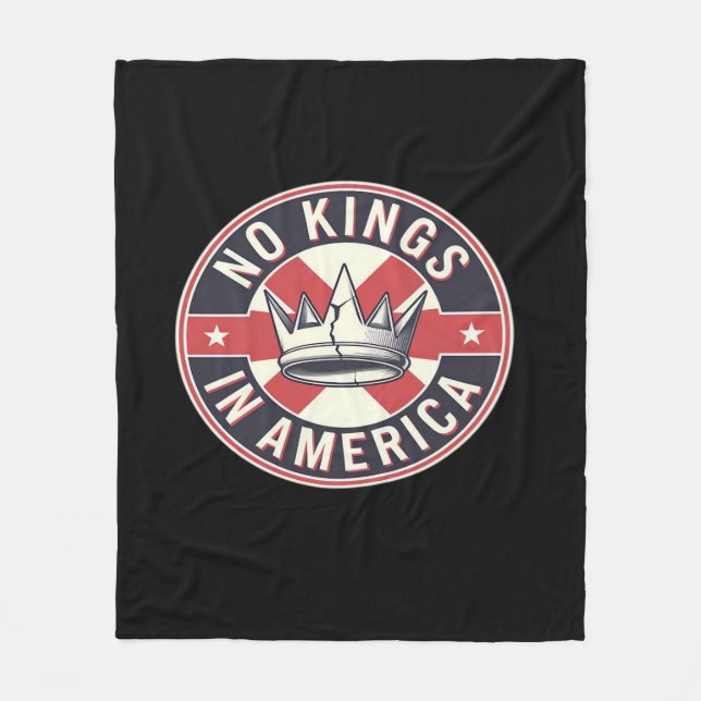 Cobertor De Velo No Kings In America Creative Style (Frente)