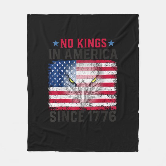 Cobertor De Velo No Kings In America Since 1776 Freedom Creative De (Frente)