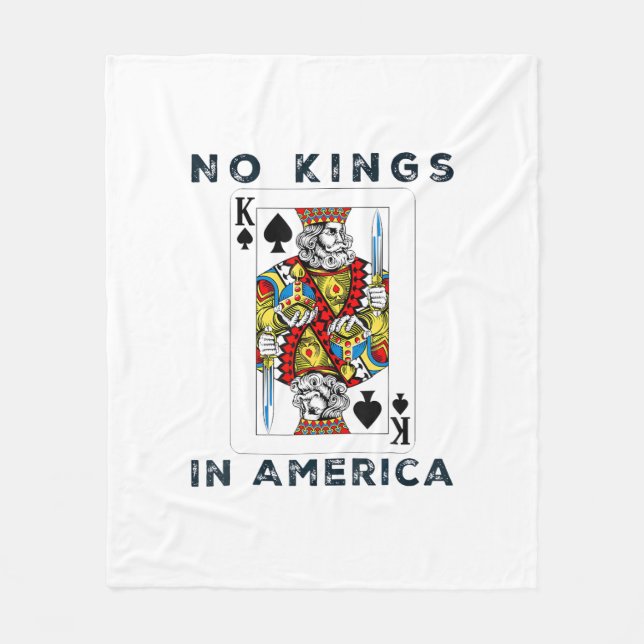 Cobertor De Velo No Kings In America We The People Creative Style (Frente)