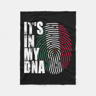 Cobertor De Velo No Meu Dna México Bandeira Mexicana