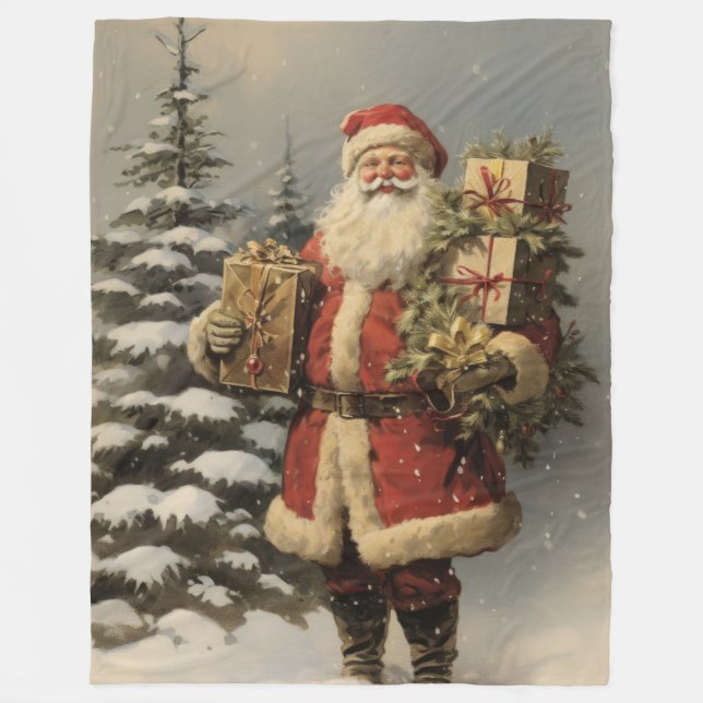 Cobertor De Velo Noble Nostalgia Elegante Blanket de Natal (Frente)