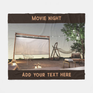 Cobertor De Velo Noite Aconchegante de Cinema ao Ar Livre
