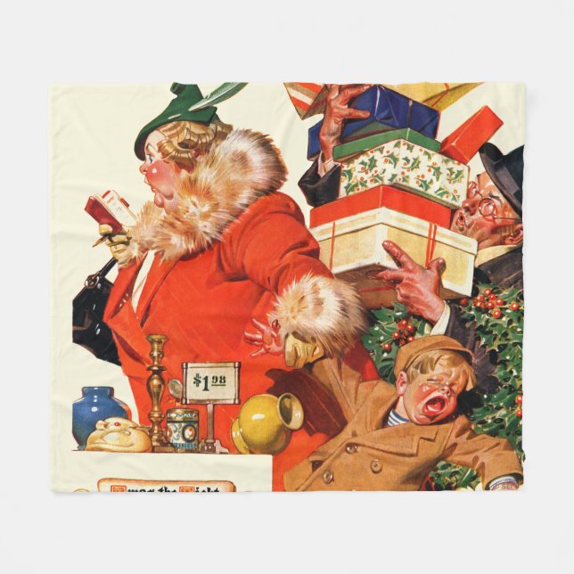 Cobertor De Velo Noite antes do Natal (Frente (Horizontal))