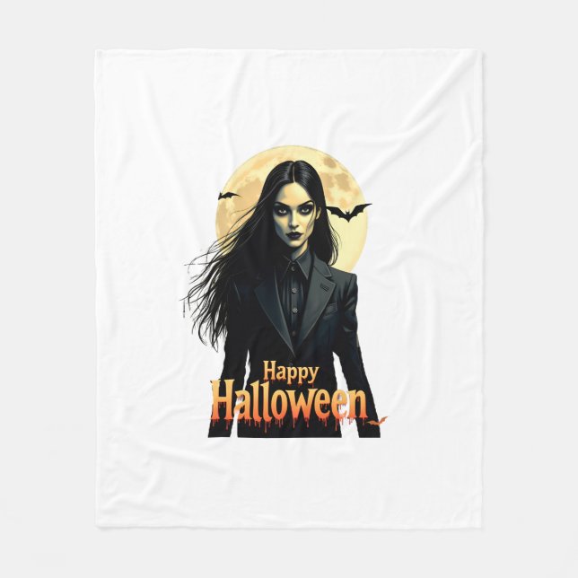 Cobertor De Velo Noite de Bruxaria (Frente)