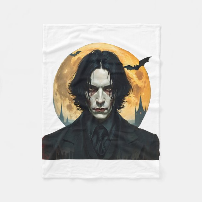 Cobertor De Velo Noite de Halloween - Ascensão de vampiro (Frente)