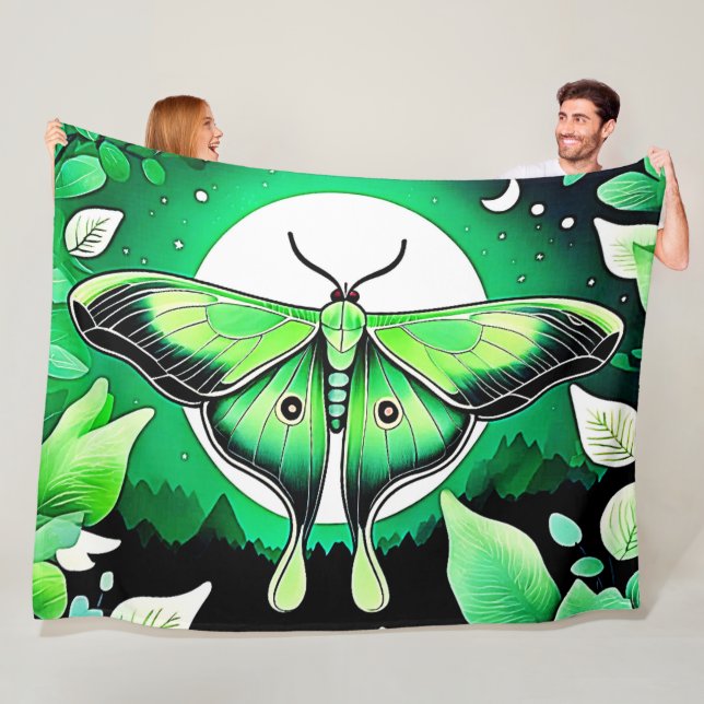 Cobertor De Velo Noite de Moth lunar (In Situ)