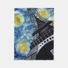 Cobertor De Velo Noite estrelado Paris