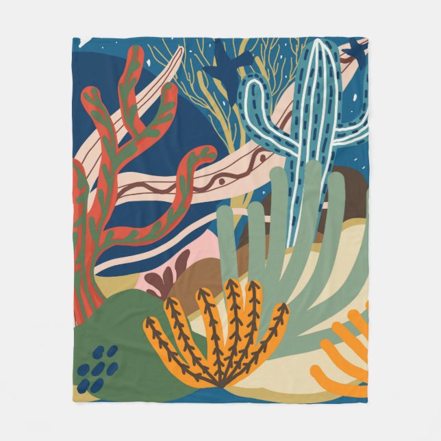 Cobertor De Velo Noites no Deserto (Frente)