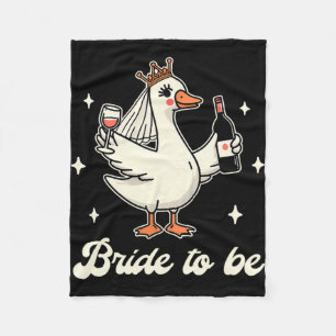 Cobertor De Velo Noiva Bebê Chá de Noiva Casamento Gansa Boba Noiva