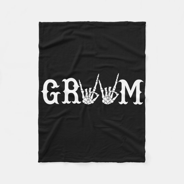 Cobertor De Velo Noiva de Casamento de Halloween Noivo Esqueleto At (Frente)