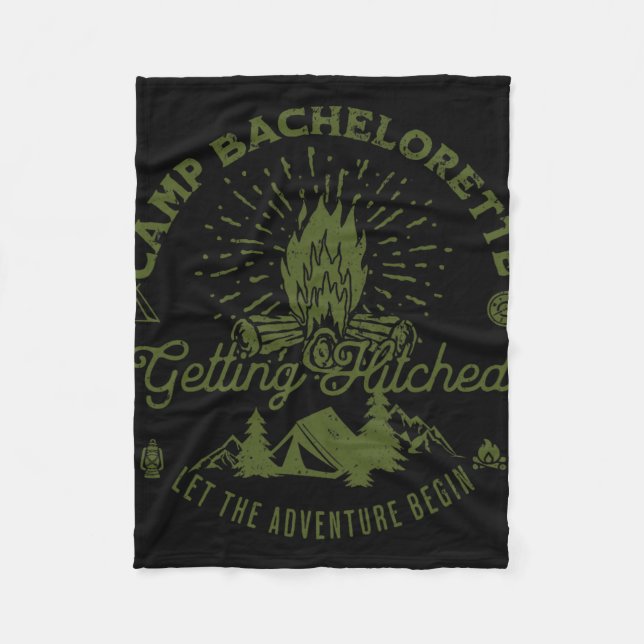 Cobertor De Velo Noiva do Acampamento Despedida de Solteira Favor D (Frente)