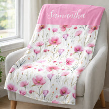 Nome da Aguarela da Flor Silvestre Rosa 