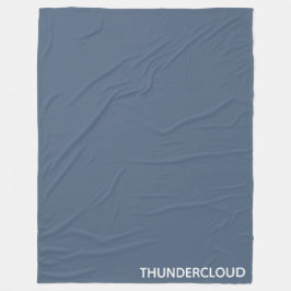 Cobertor De Velo Nome da Cor da cinza Azul da Thundercloud