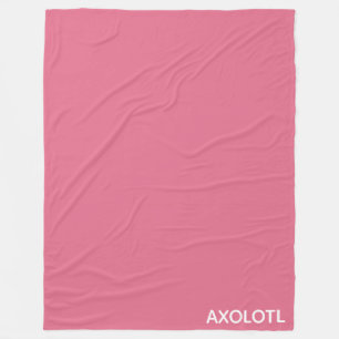 Cobertor De Velo Nome da cor rosa Axolotl