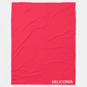 Cobertor De Velo Nome da cor vermelha de Heliconia