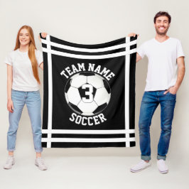 Cobertor De Velo Nome da Equipe de Futebol Personalizada e Esportes