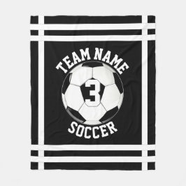 Cobertor De Velo Nome da Equipe de Futebol Personalizada e Esportes