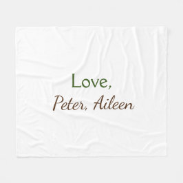 Cobertor De Velo nome de adição de amor simples texto editável míni