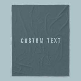 Cobertor De Velo Nome de aparência na moda Modern | Cinza azul