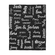 Nome do casal com nomes de filhos e netos