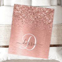 Nome do Monograma do Glitter Metálico Brutado Dour