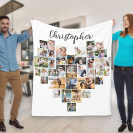 Cobertor De Velo Nome do Script de Colagem de Fotos em Forma de Cor