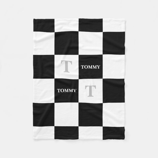 Cobertor De Velo Nome do TOMMY Crianças Personalizadas Nome do Nurs (Frente)
