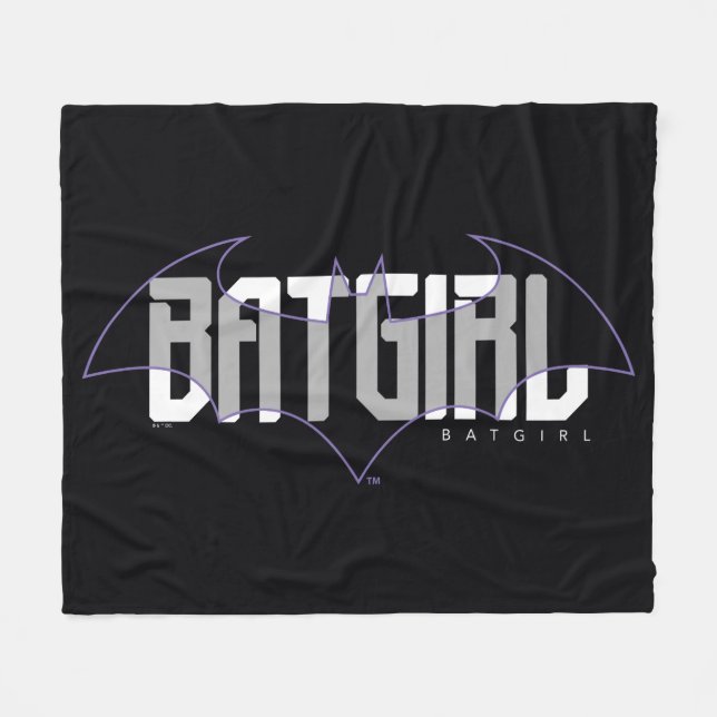 Cobertor De Velo Nome Hi-Tech da Batgirl Gráfico (Frente (Horizontal))