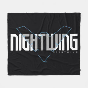 Cobertor De Velo Nome Hi-Tech Gráfico do Nightwing